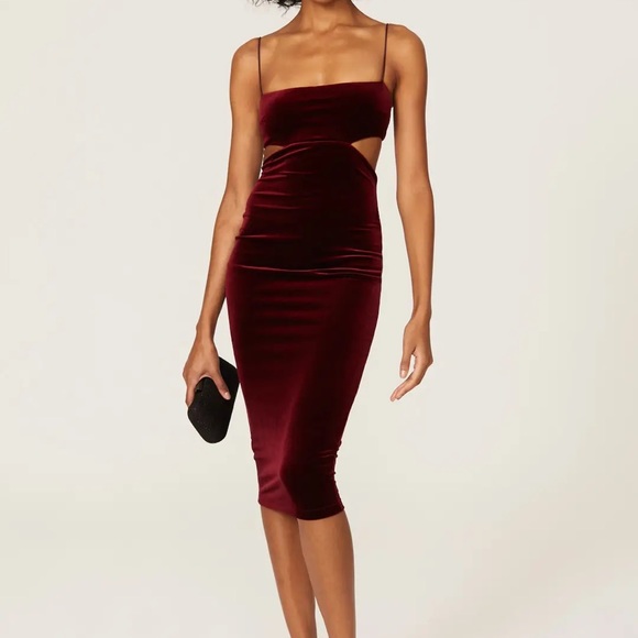 Nookie Dresses & Skirts - Nookie Dejavu Velvet Midi dress